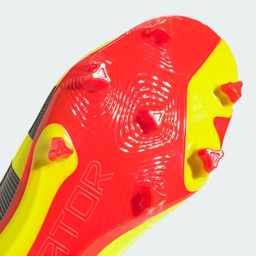 Adidas Predator 24 League IG7773 Men 6.5 Yellow Black FG Football Boots GBNC1613